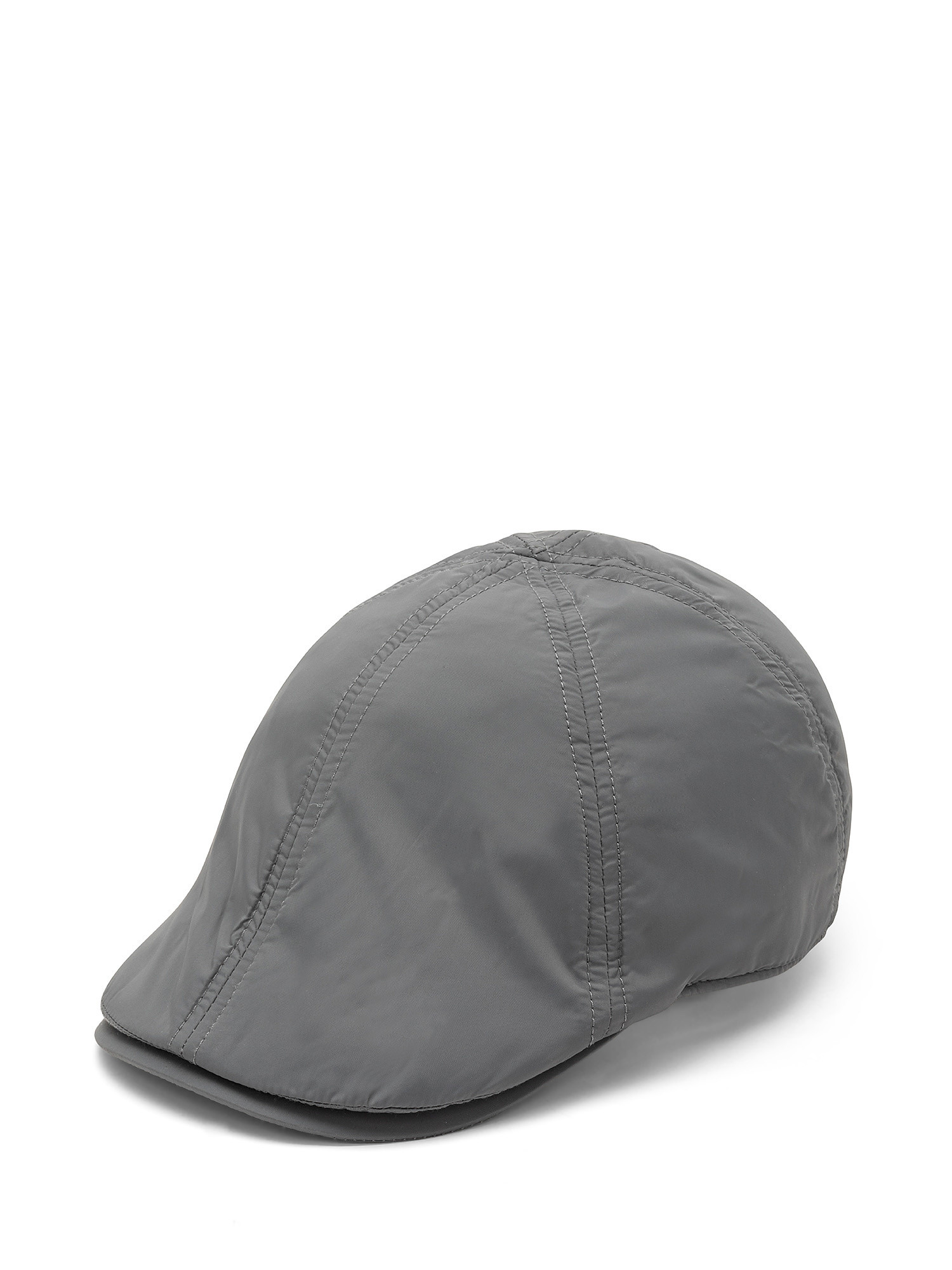 Nylon flat cap, Grey, large image number 0