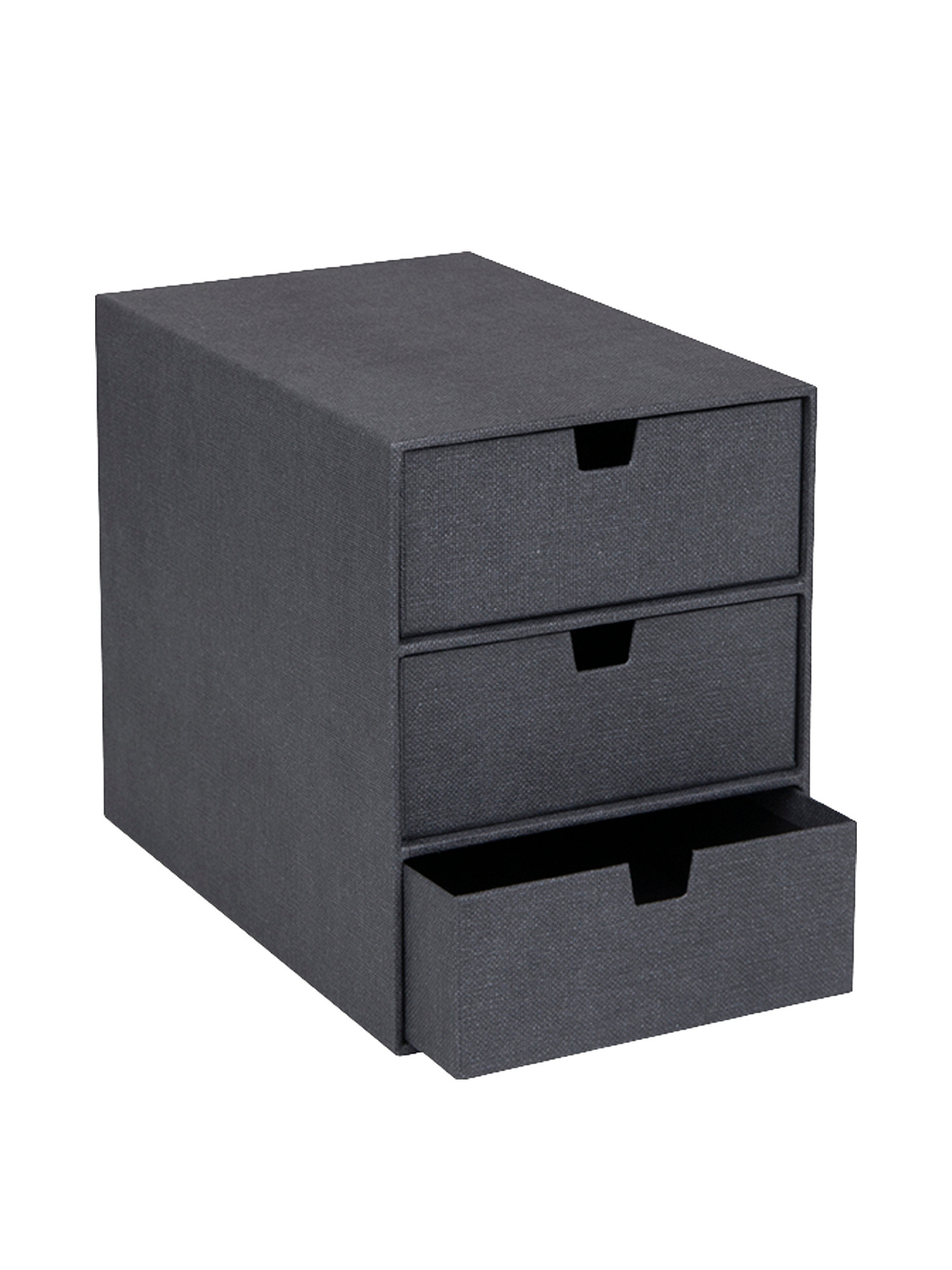 Ingrid desk chest of drawers, Black, large image number 0
