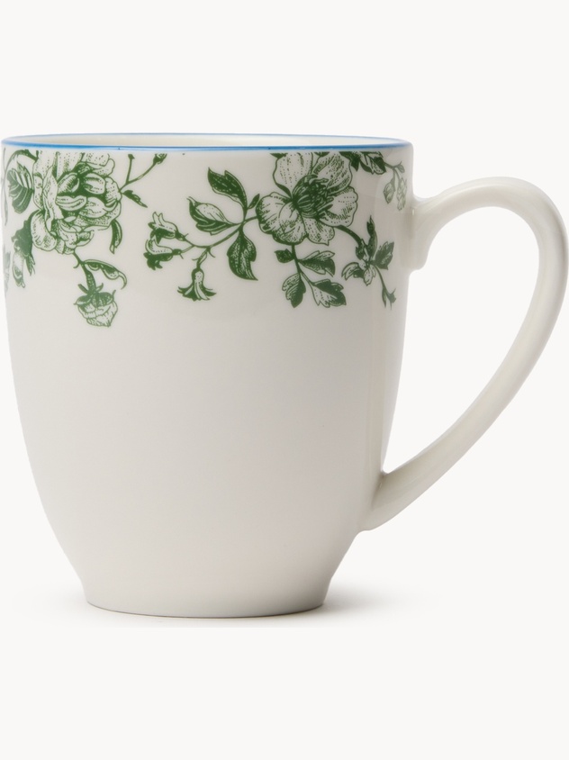 Green and blue New Bone China mug