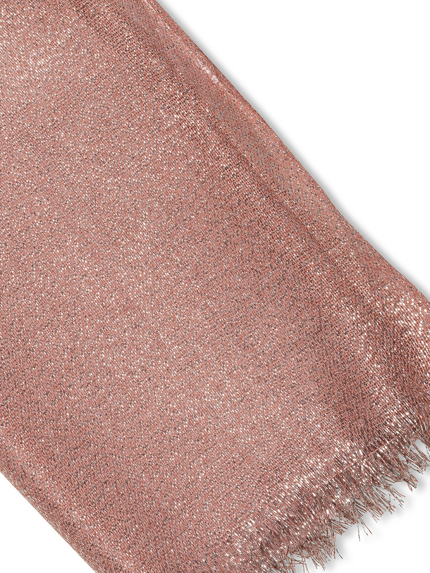 Lurex fabric scarf, Pink, large image number 1