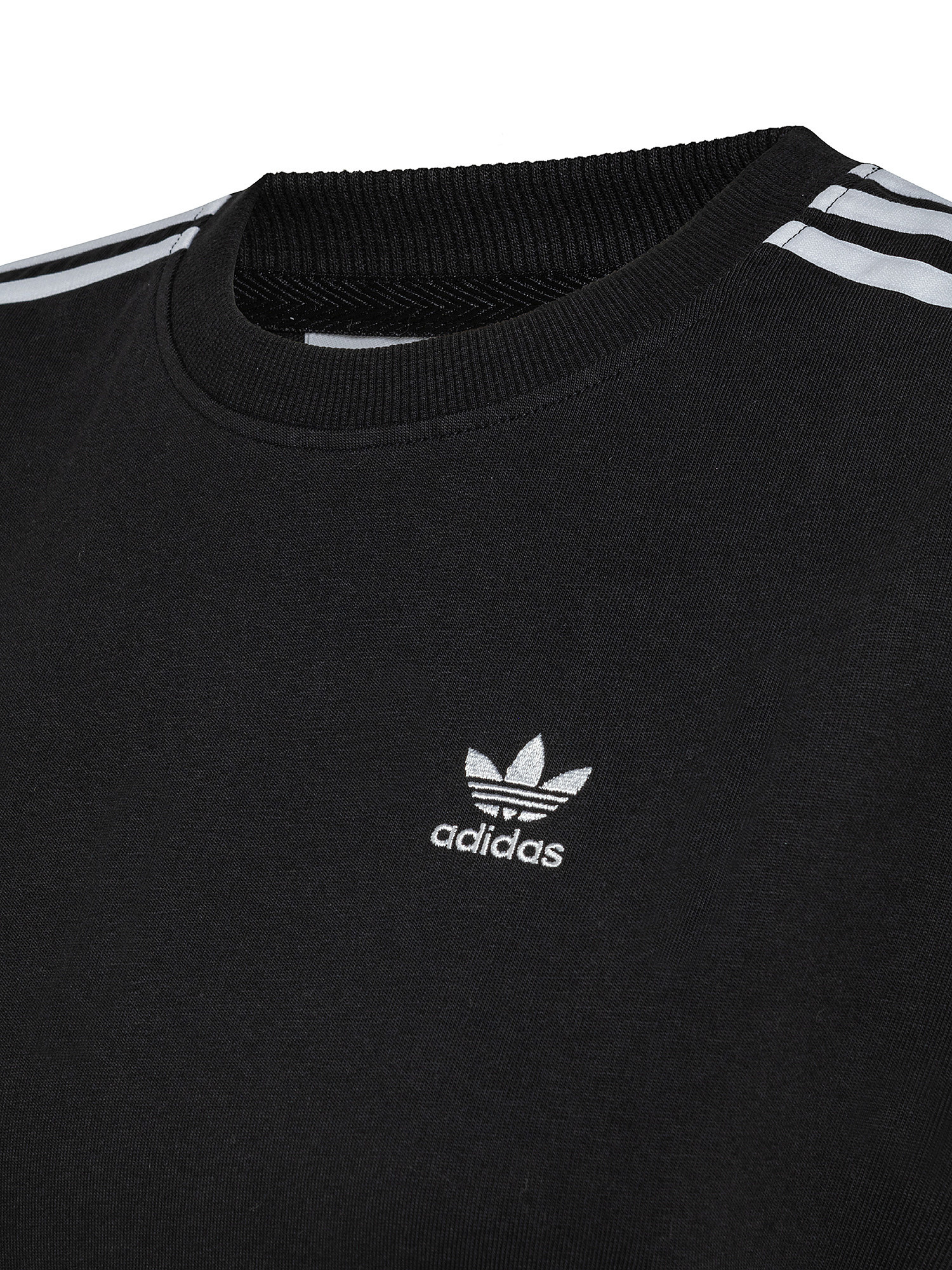 Adidas - T-shirt adicolor con logo, Nero, large image number 2