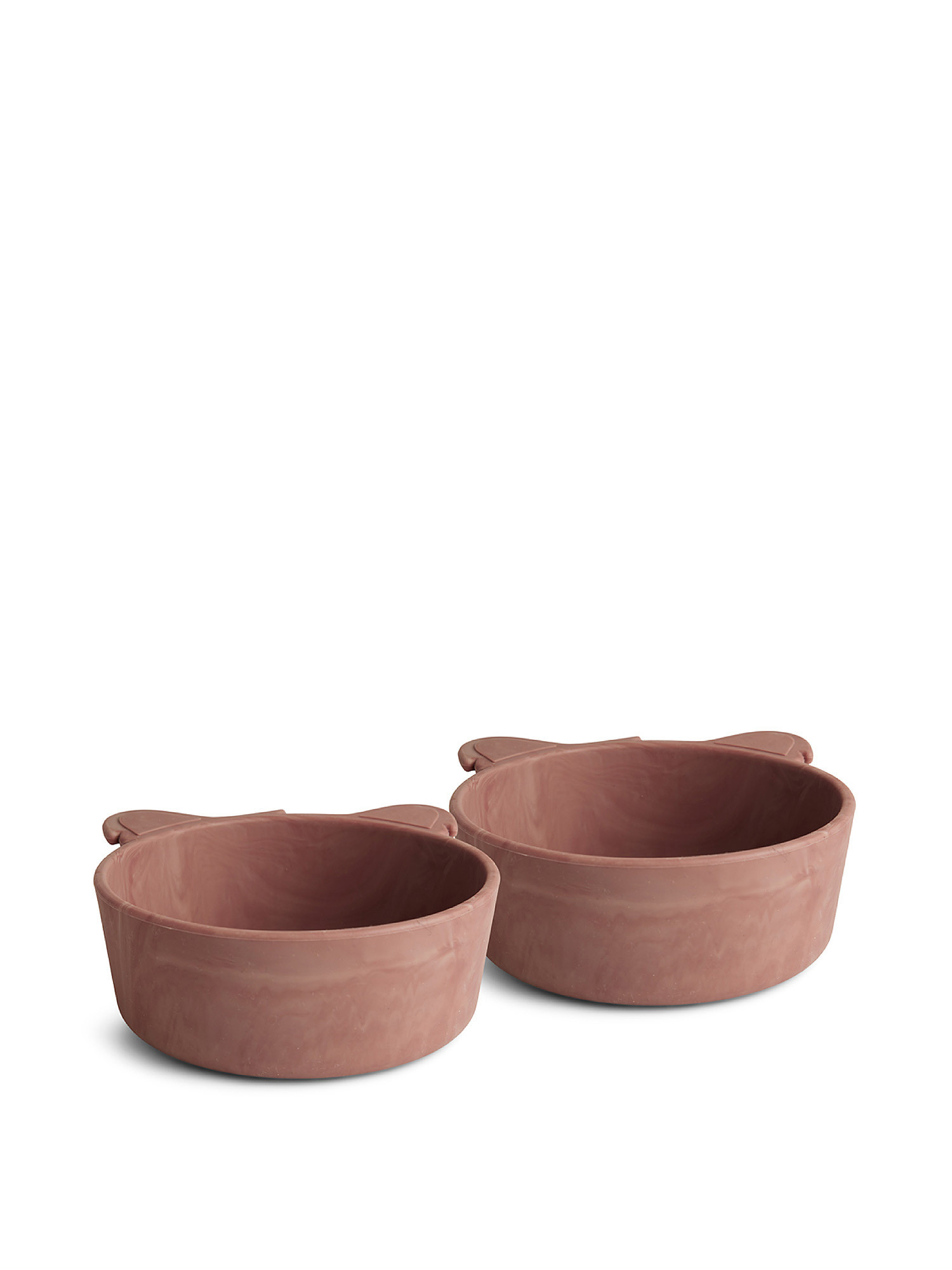 Set of 2 koala-shaped silicone bowls, Red, large