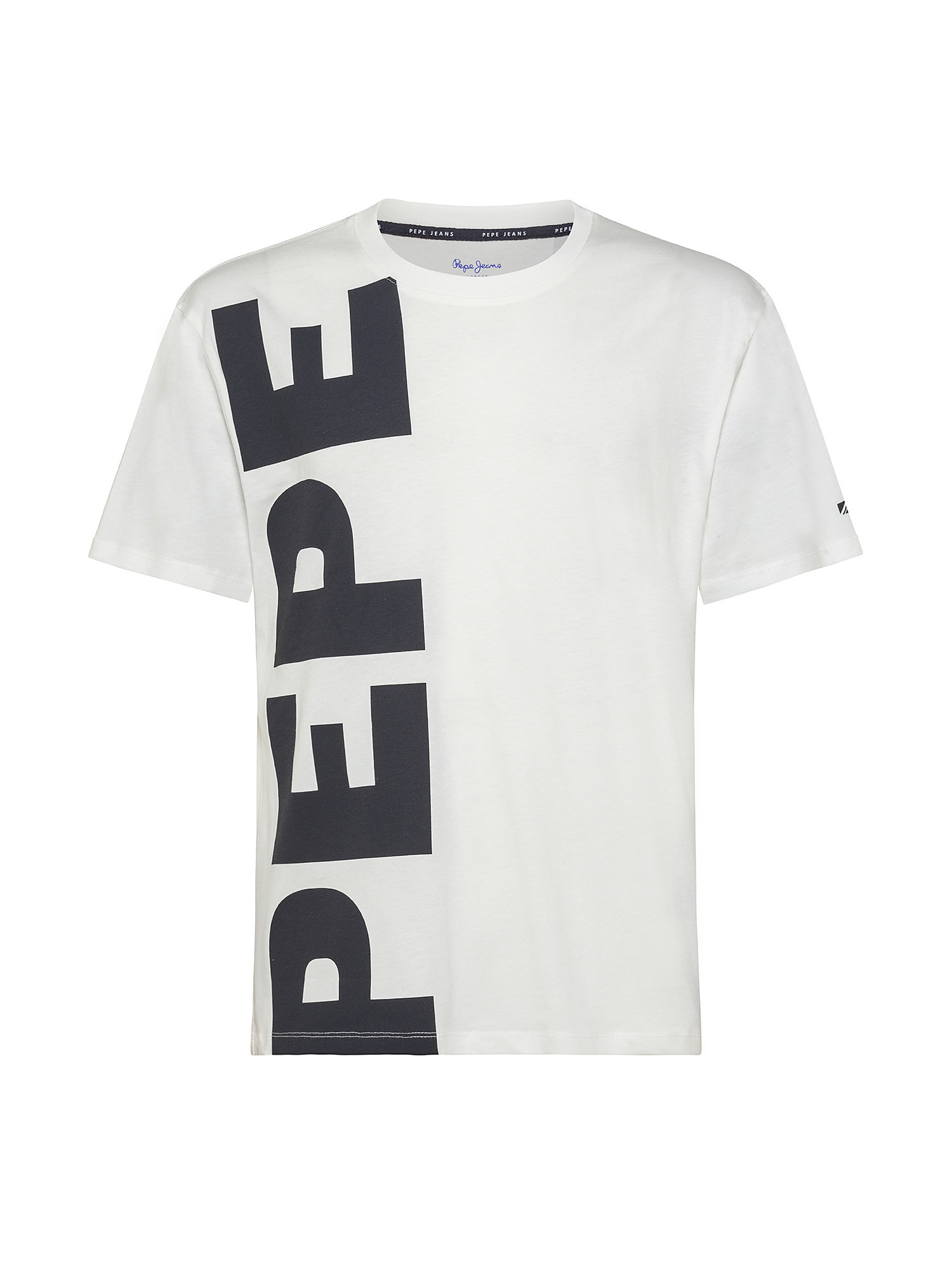 T-shirt in cotone Shedrick, Bianco, large image number 0