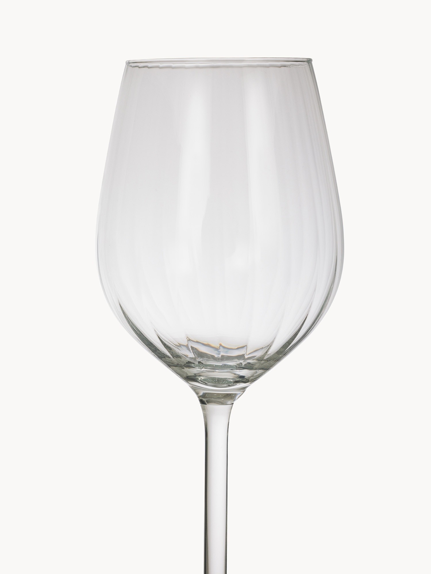 Set 12 calici Plissé in vetro, Trasparente, large image number 1