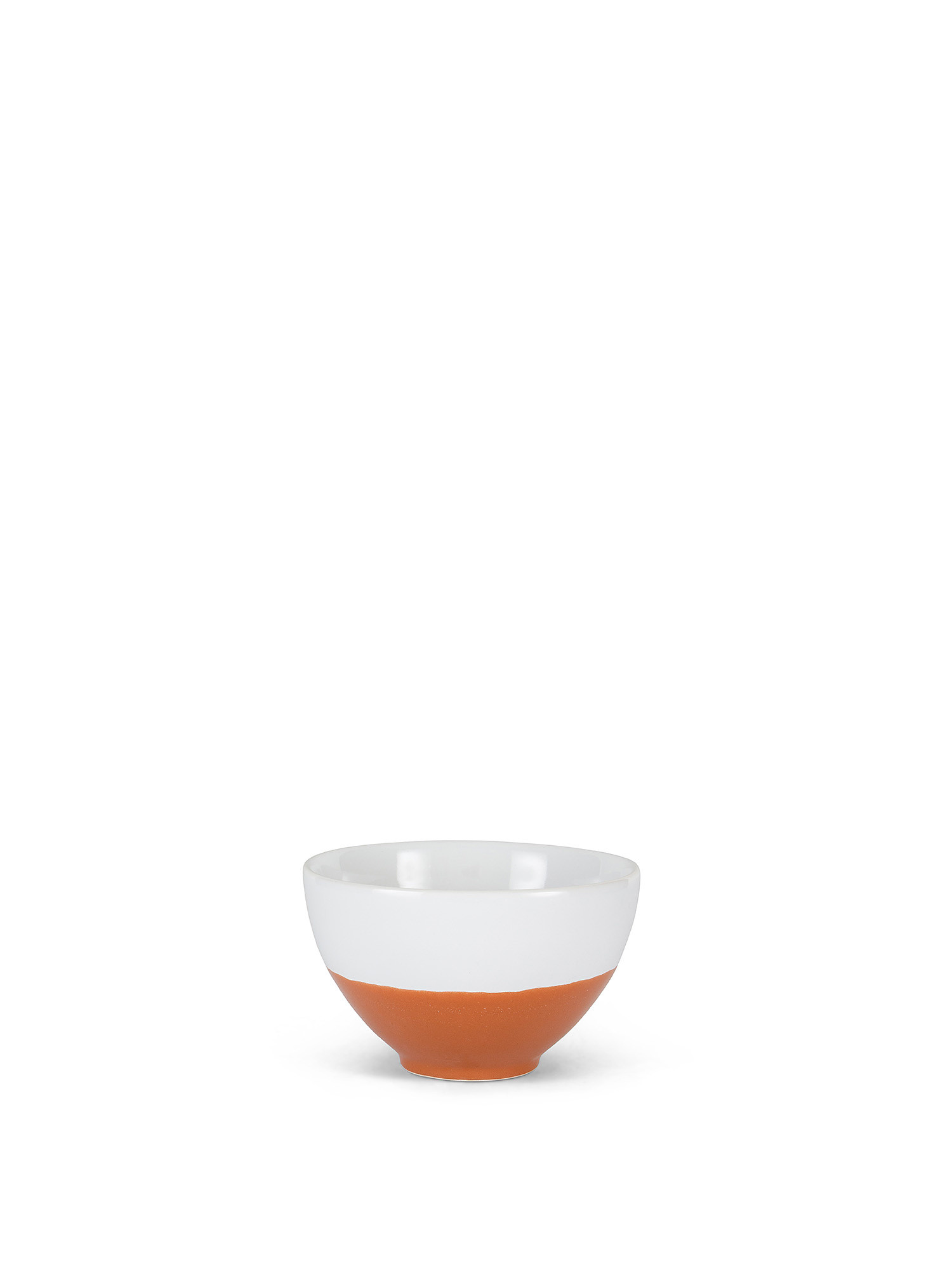 Two-tone terracotta bowl, White, large image number 0