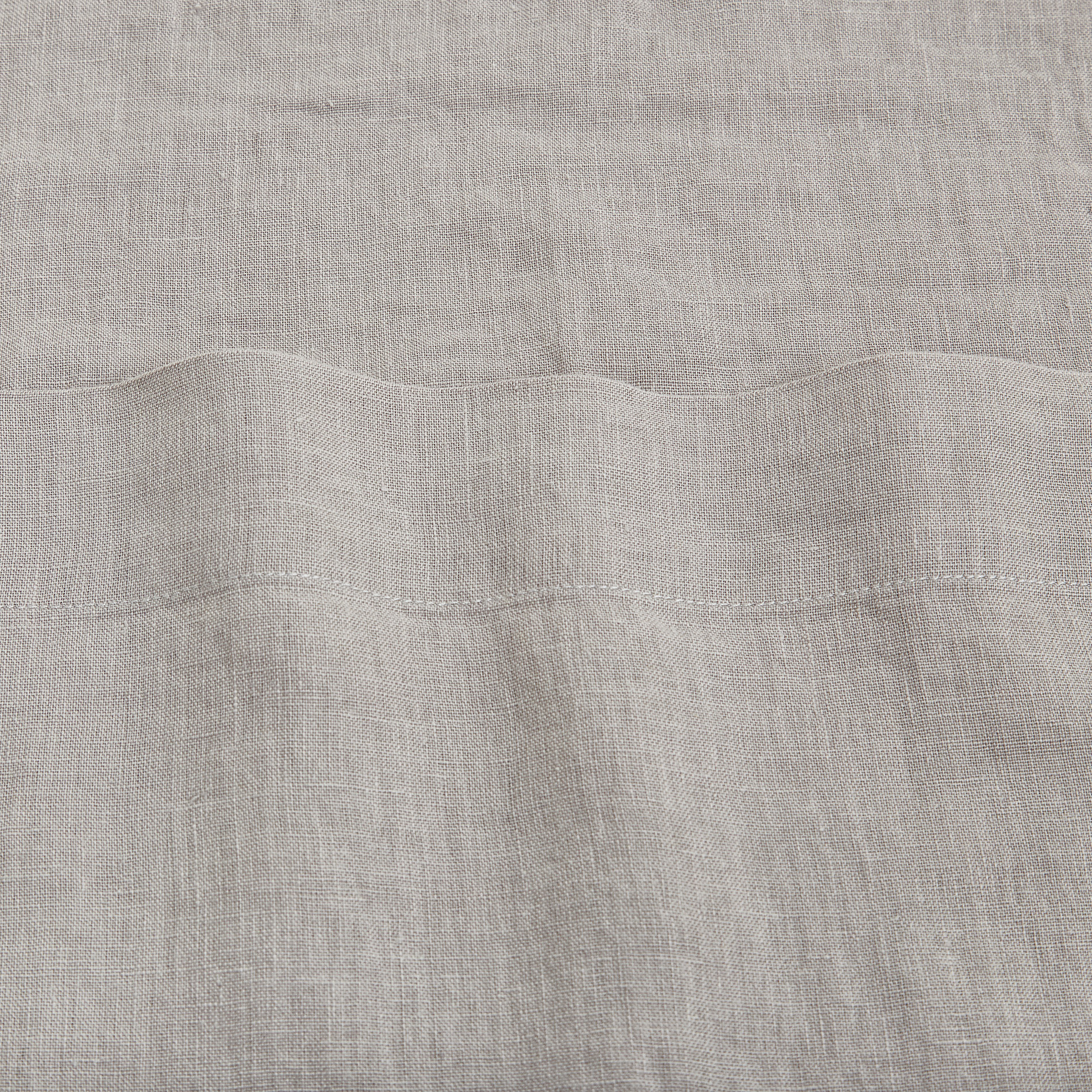 Plain flat sheet in 145 g linen, Pearl Grey, large image number 3