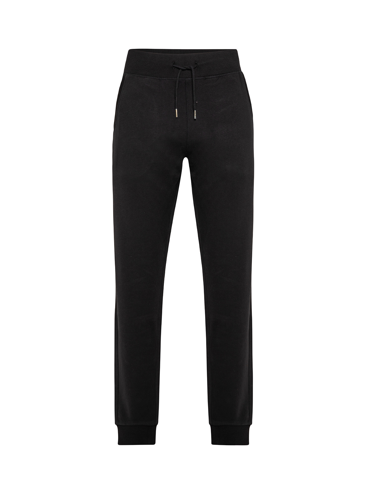 JCT - Soft touch five-pocket trousers, Black, large image number 0