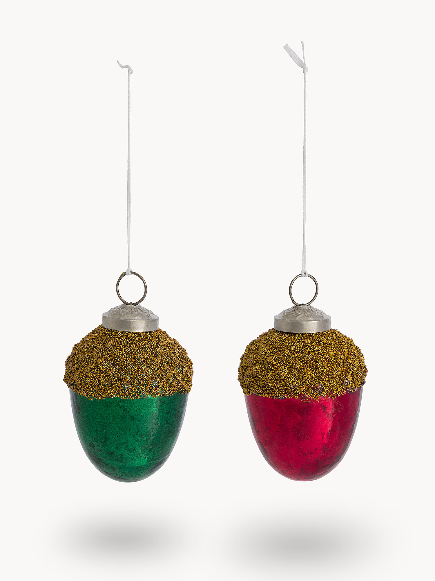 Decorazione in vetro a forma di ghianda, Multicolor, large image number 0