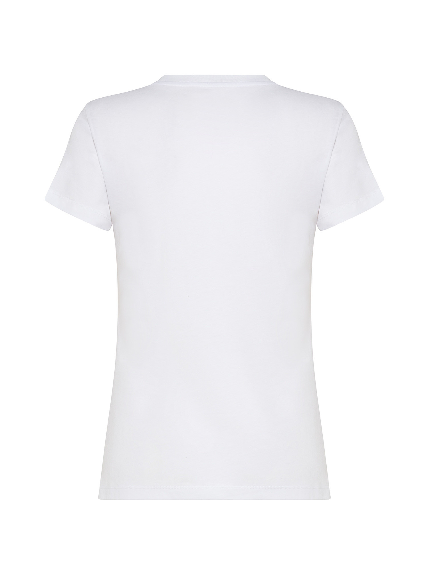 Armani Exchange - T-shirt girocollo con stampa, Bianco, large image number 1
