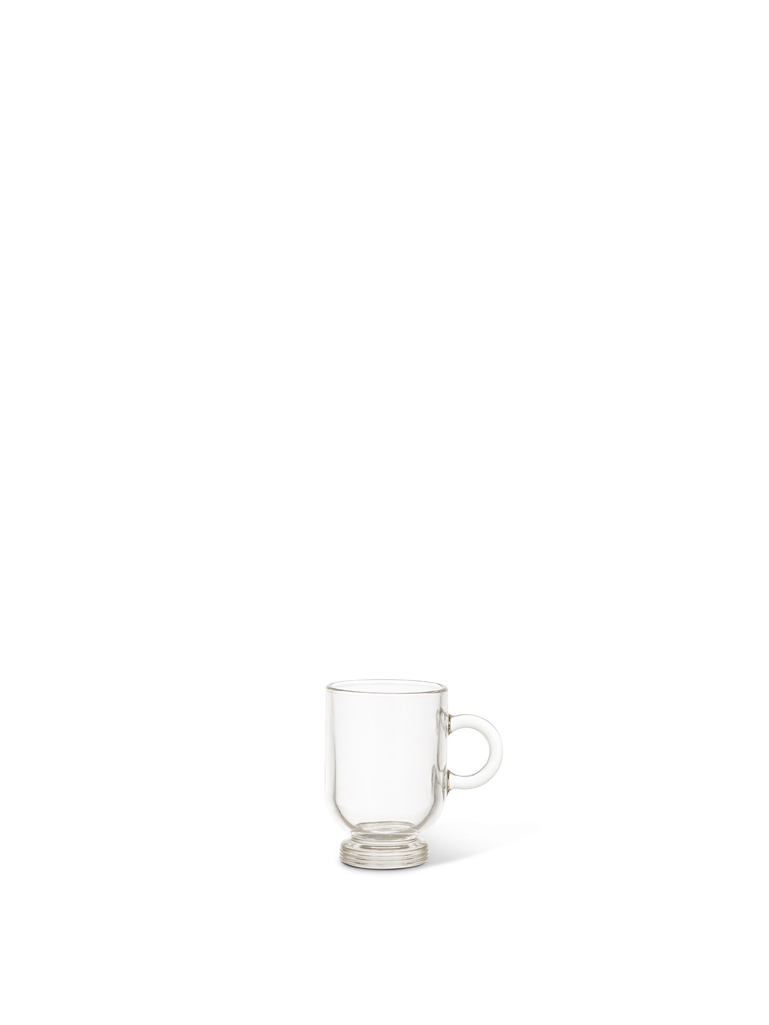 Amsterdam glass coffee cup, Transparent, large image number 0