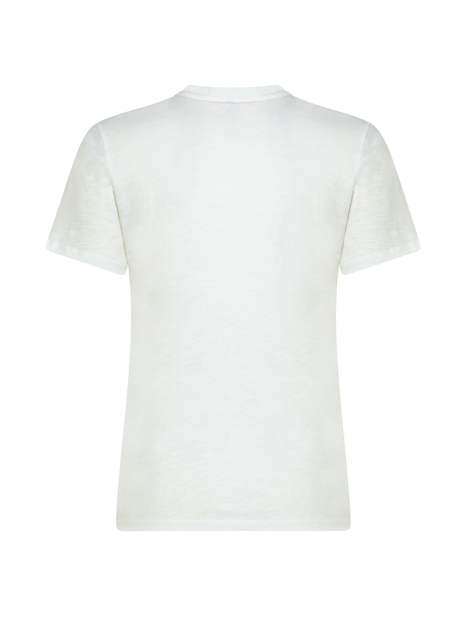 T-shirt con scritta, Bianco, large image number 1