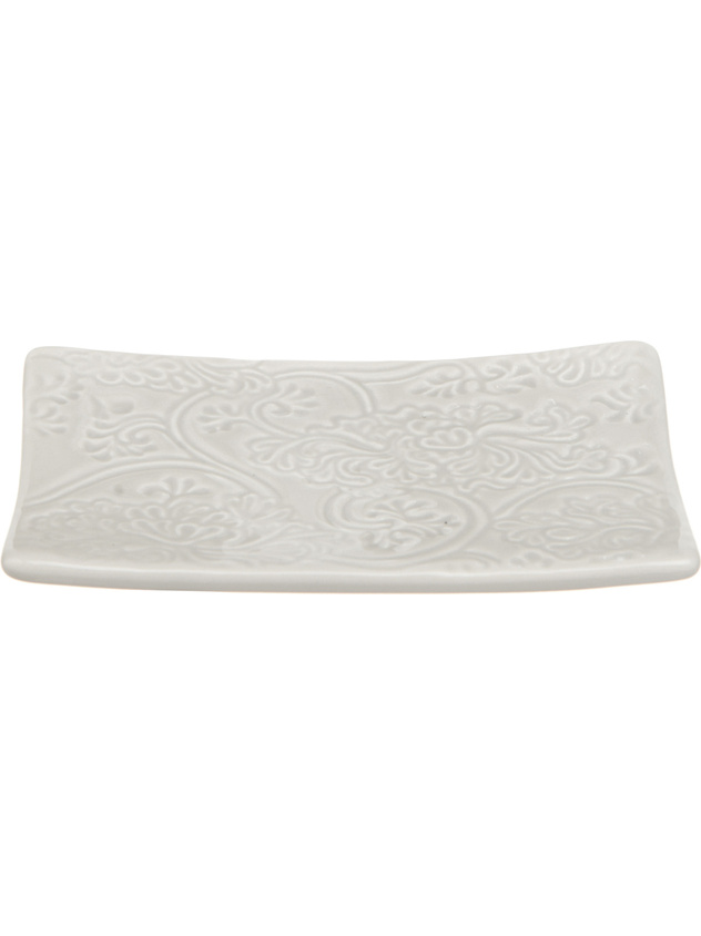 Rose ceramic soap dish
