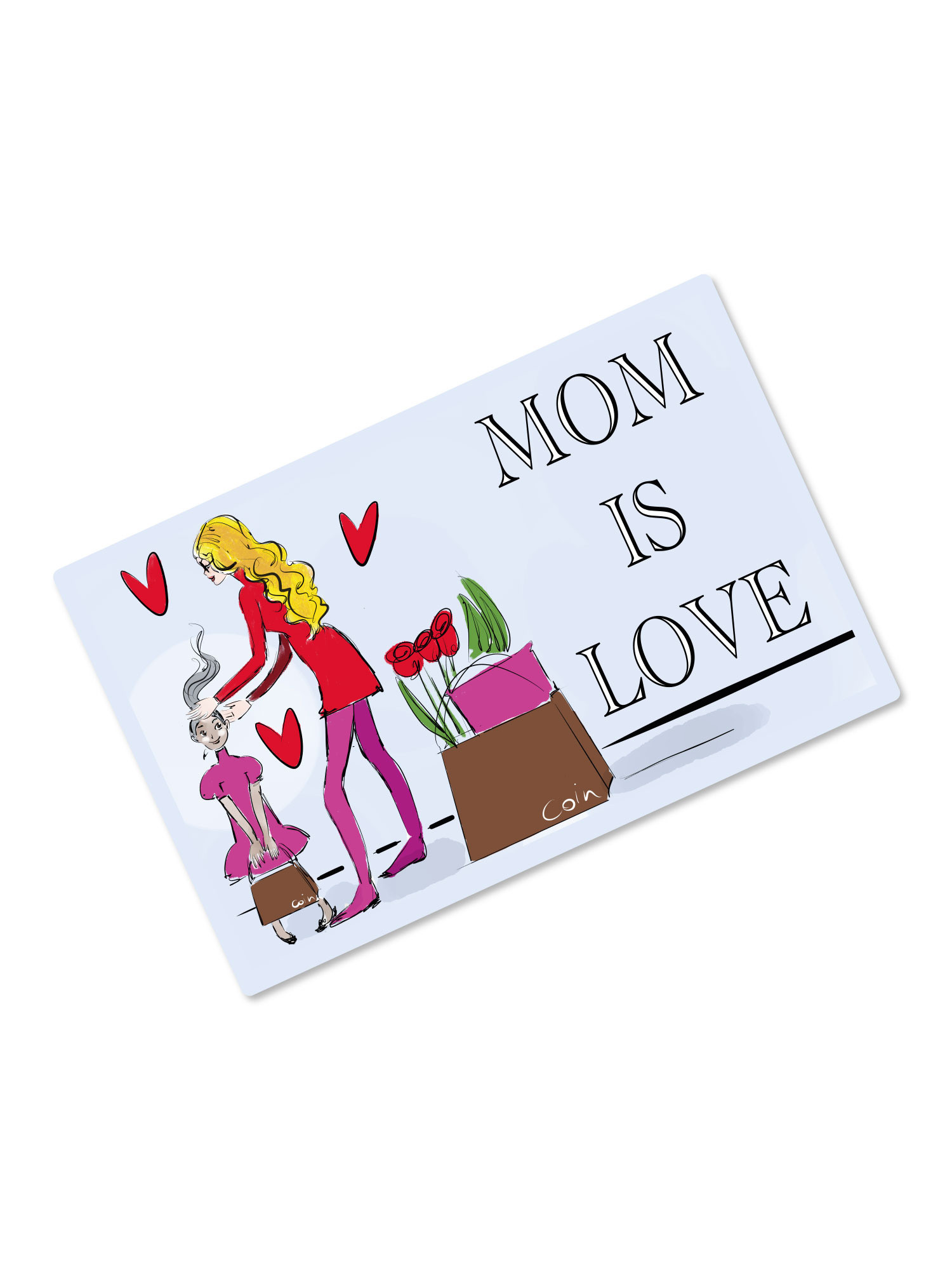 Giftcard Mom Girl, Red, large image number 0