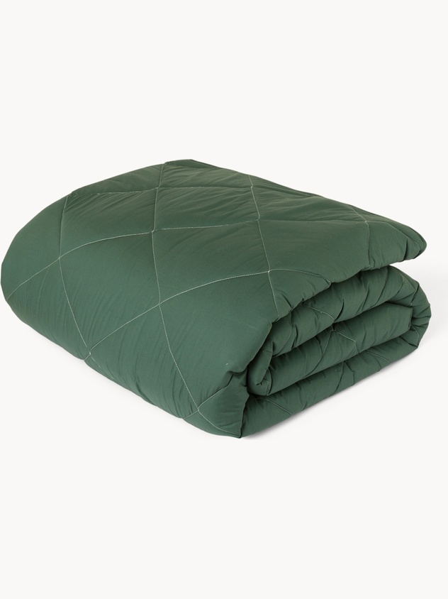 Reversible cotton percale quilt