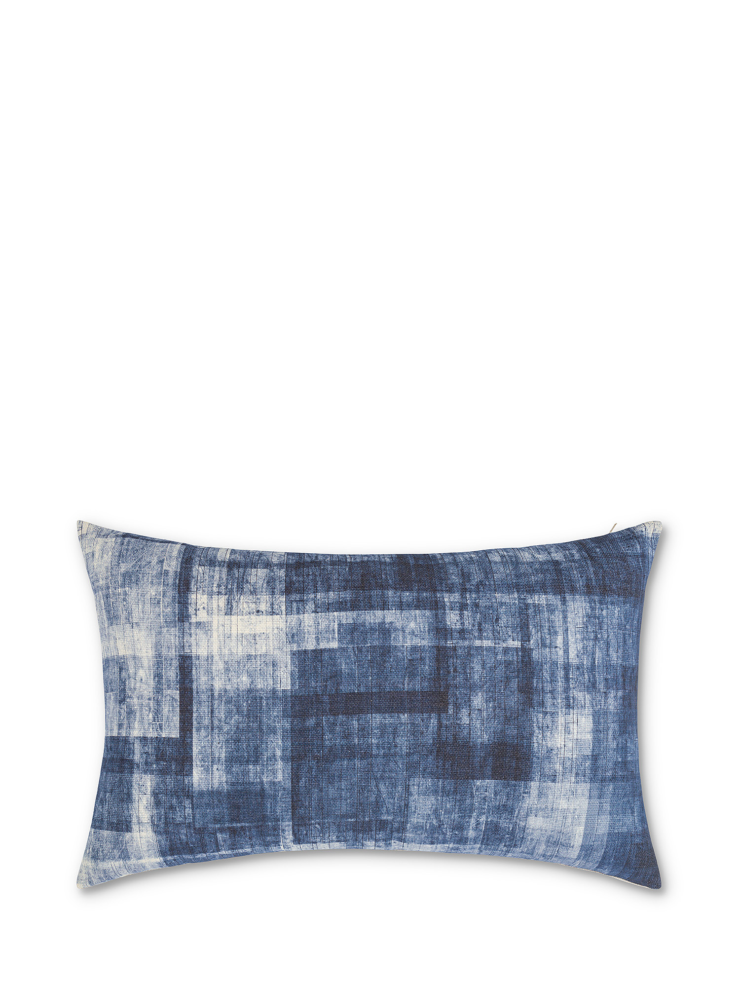 Cuscino tessuto stampato 35x55cm, Azzurro, large image number 0