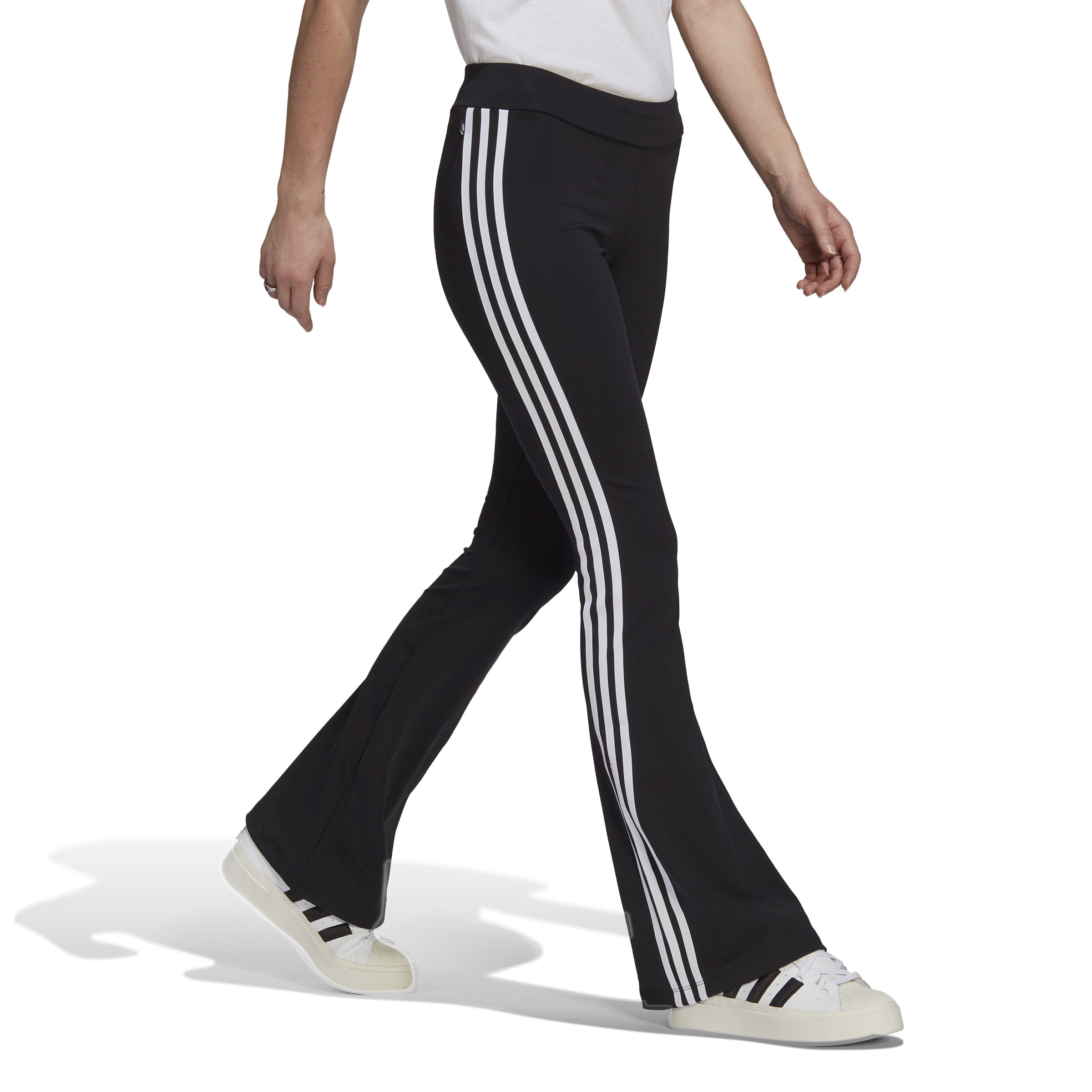 Adidas - Adicolor flared leggings, Black, large image number 4