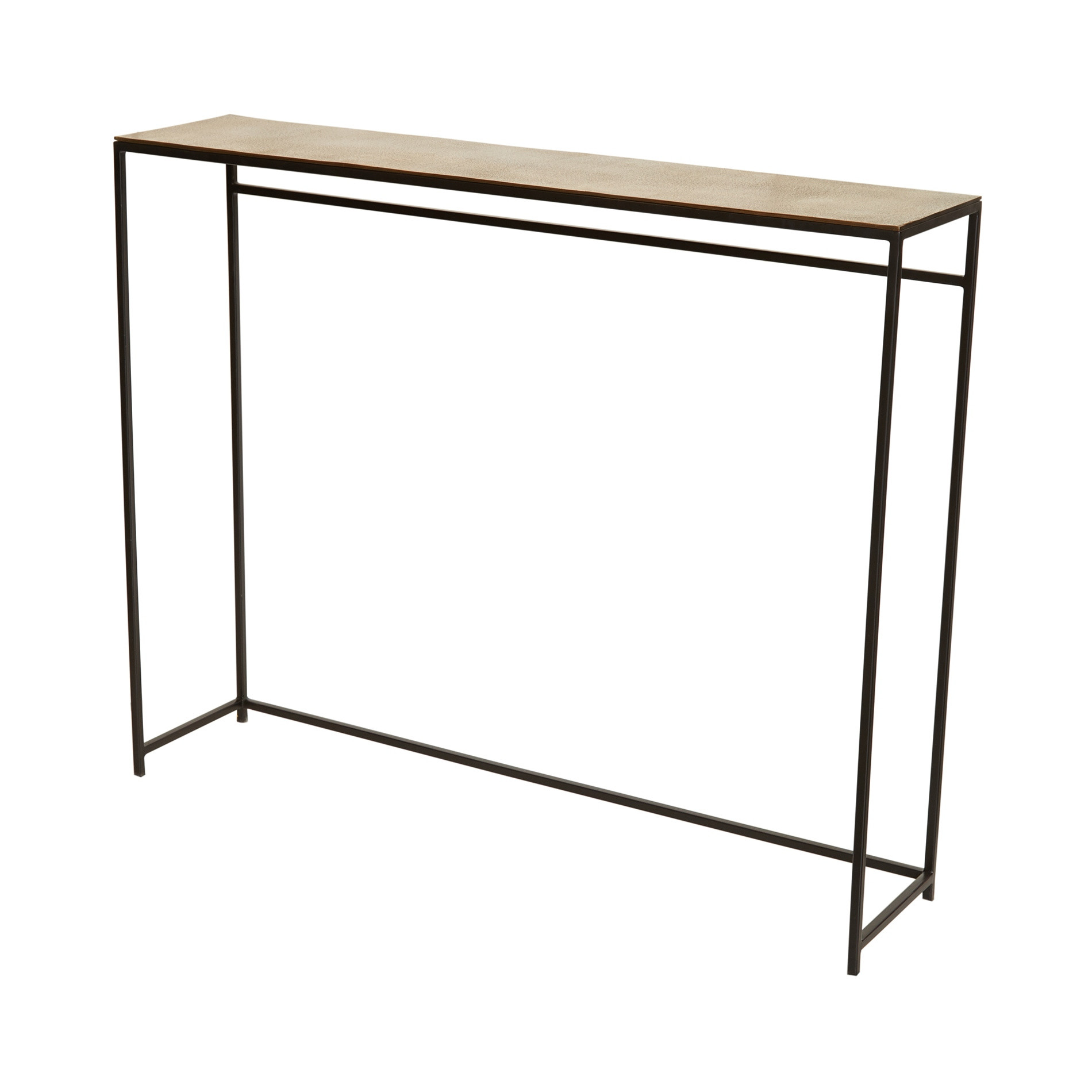 Consuelo console table in metal and brass, Brass Brown, large image number 0