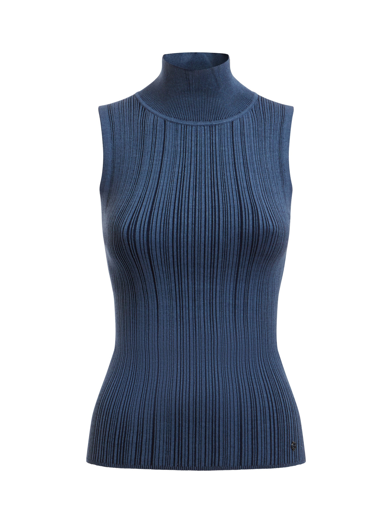Viscose blend knit top, Dark Blue, large image number 0