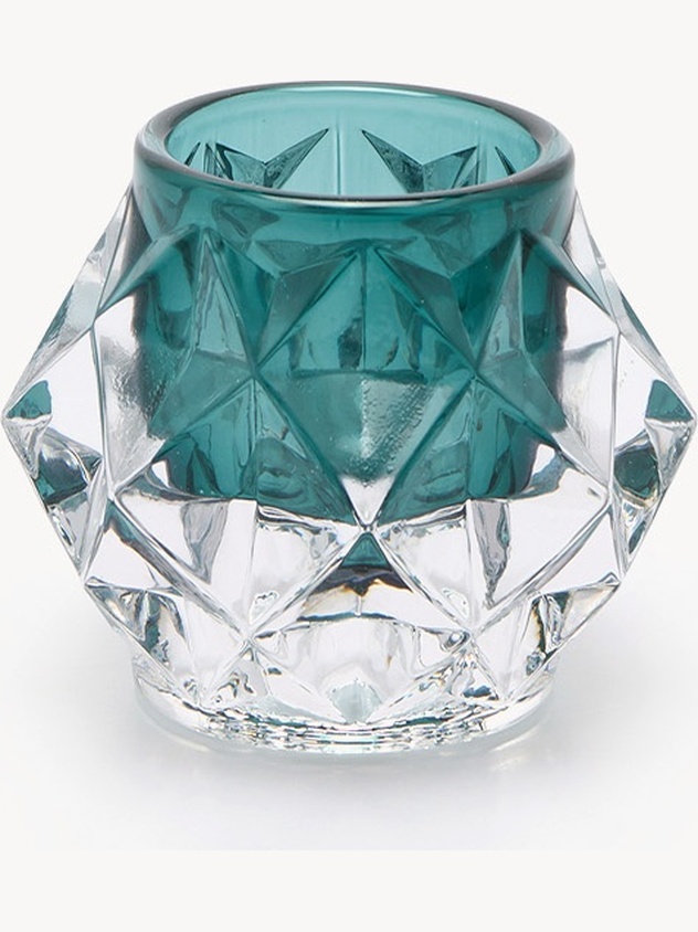 Glass tealight holder