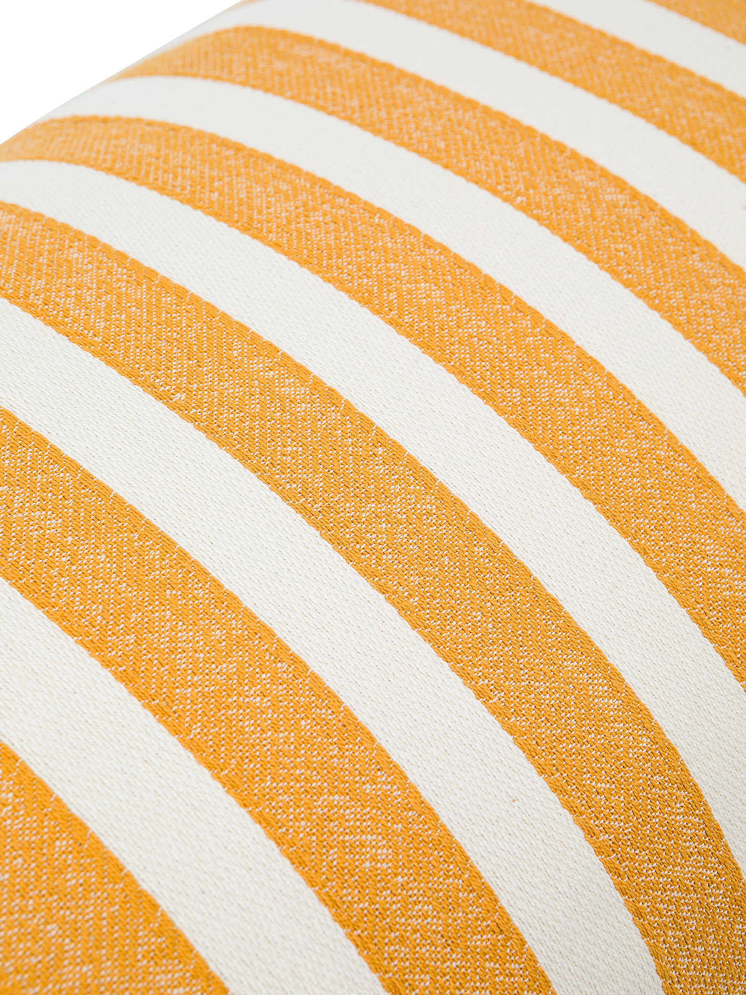 Cuscino tessuto jacquard a righe 35x55cm, Giallo, large image number 2