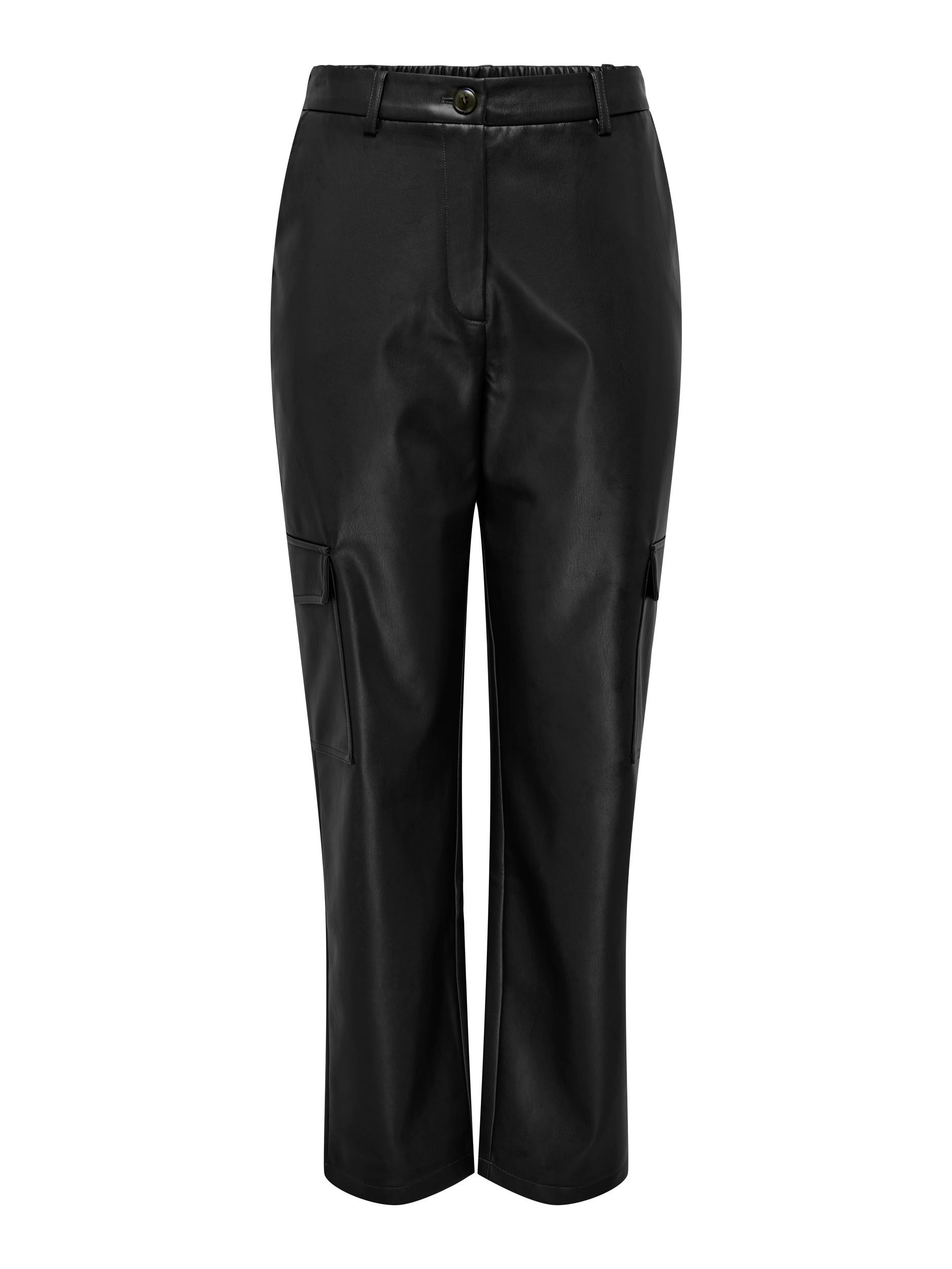 Only - Loose fit cargo trousers, Black, large image number 0