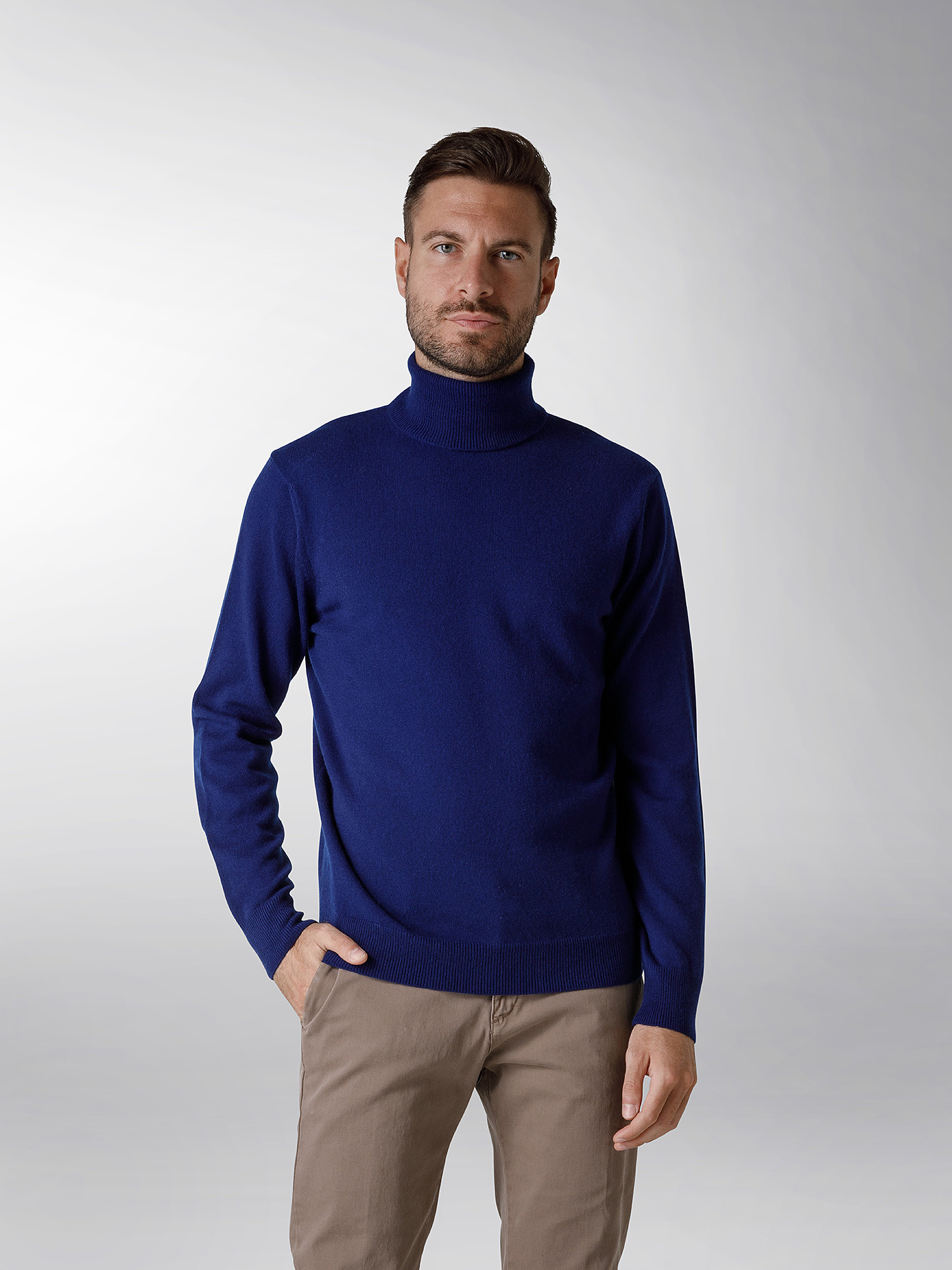 Coin Cashmere - Dolcevita in puro cashmere premium, Blu royal, large image number 1