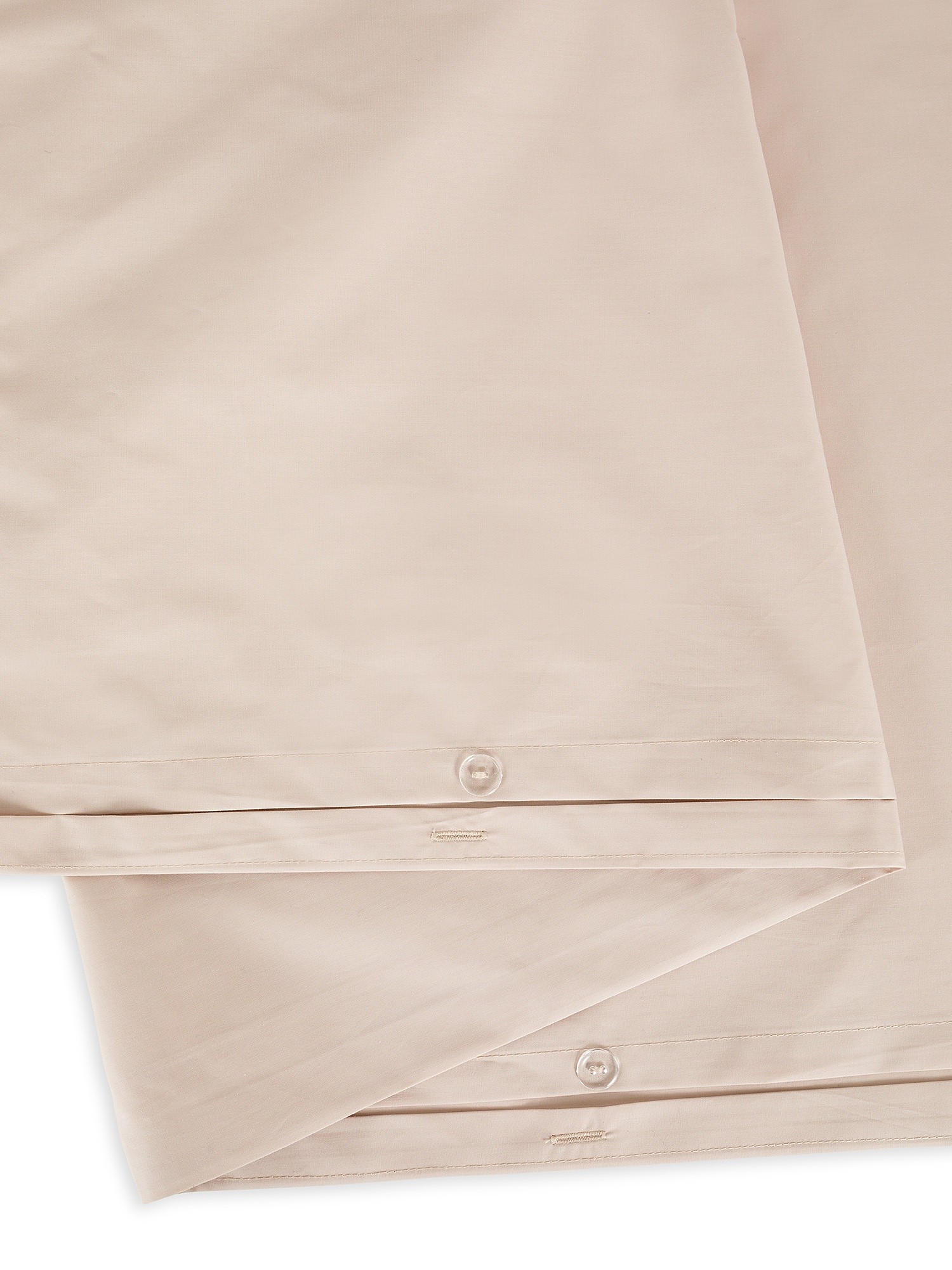 Copripiumino in cotone percalle Zefiro, Beige, large image number 2