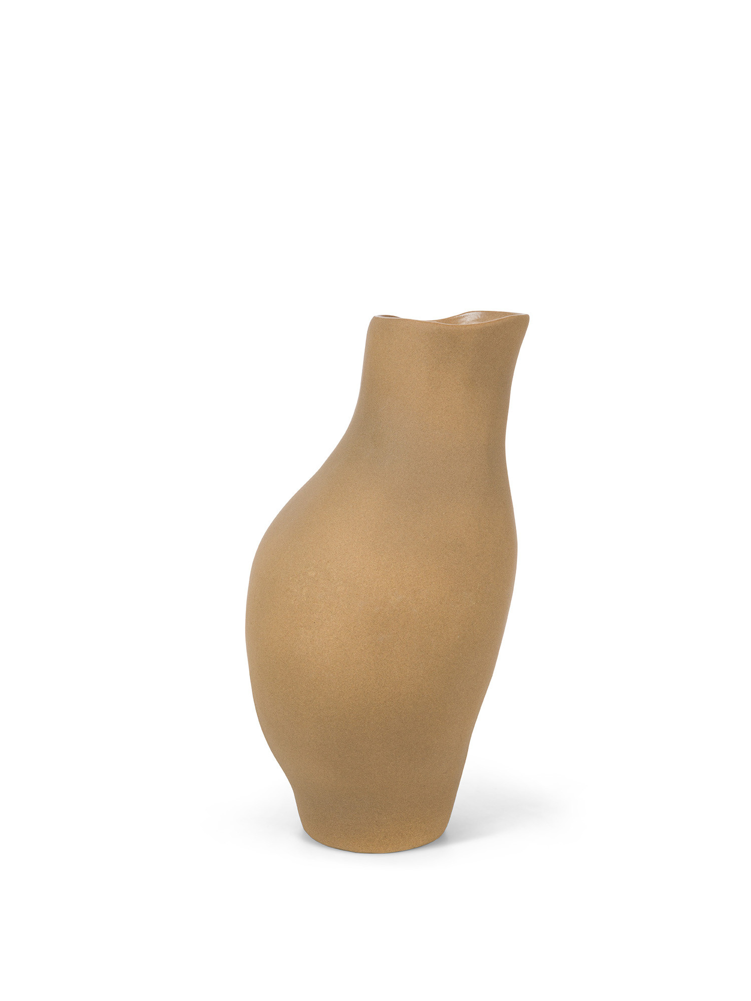 Vaso in ceramica, Beige, large image number 0