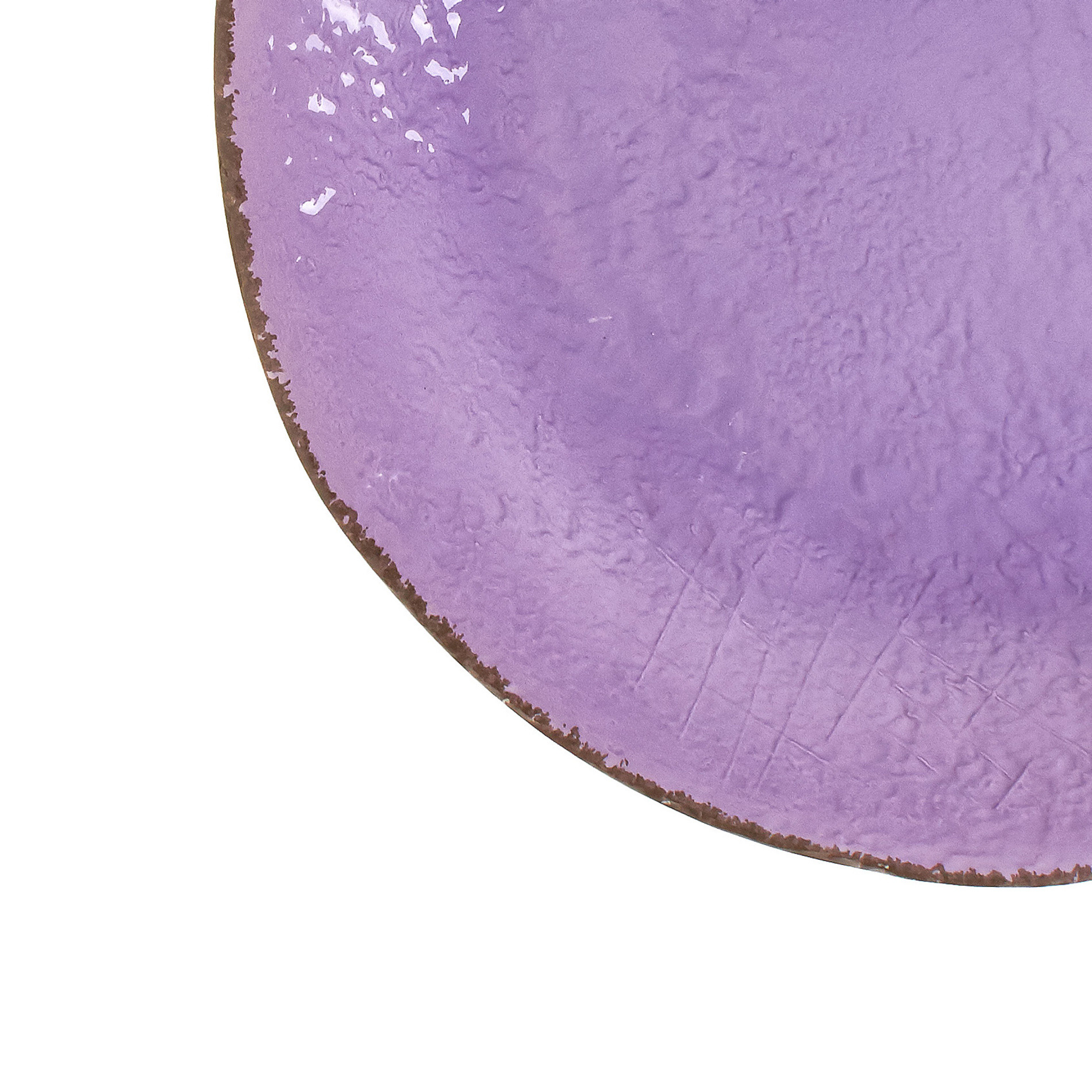 Preta handmade ceramic plate, Purple Lilac, large image number 2