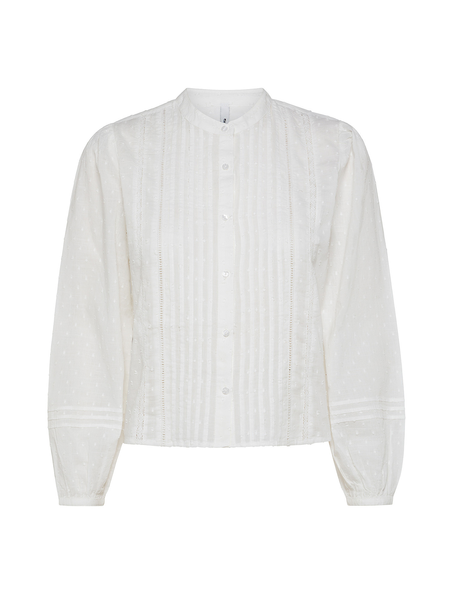 Pepe Jeans -  Blusa in cotone con ricami, Bianco, large image number 0