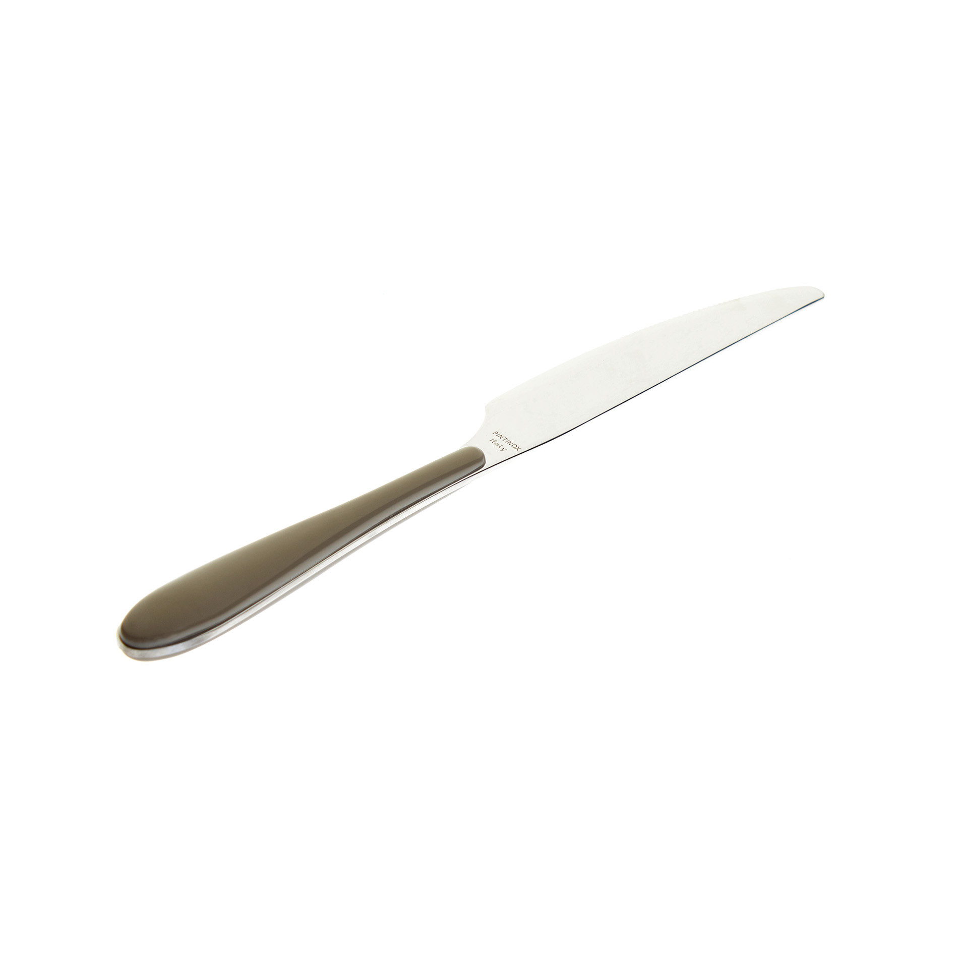 Stainless steel and plastic knife, Dark Grey, large image number 0