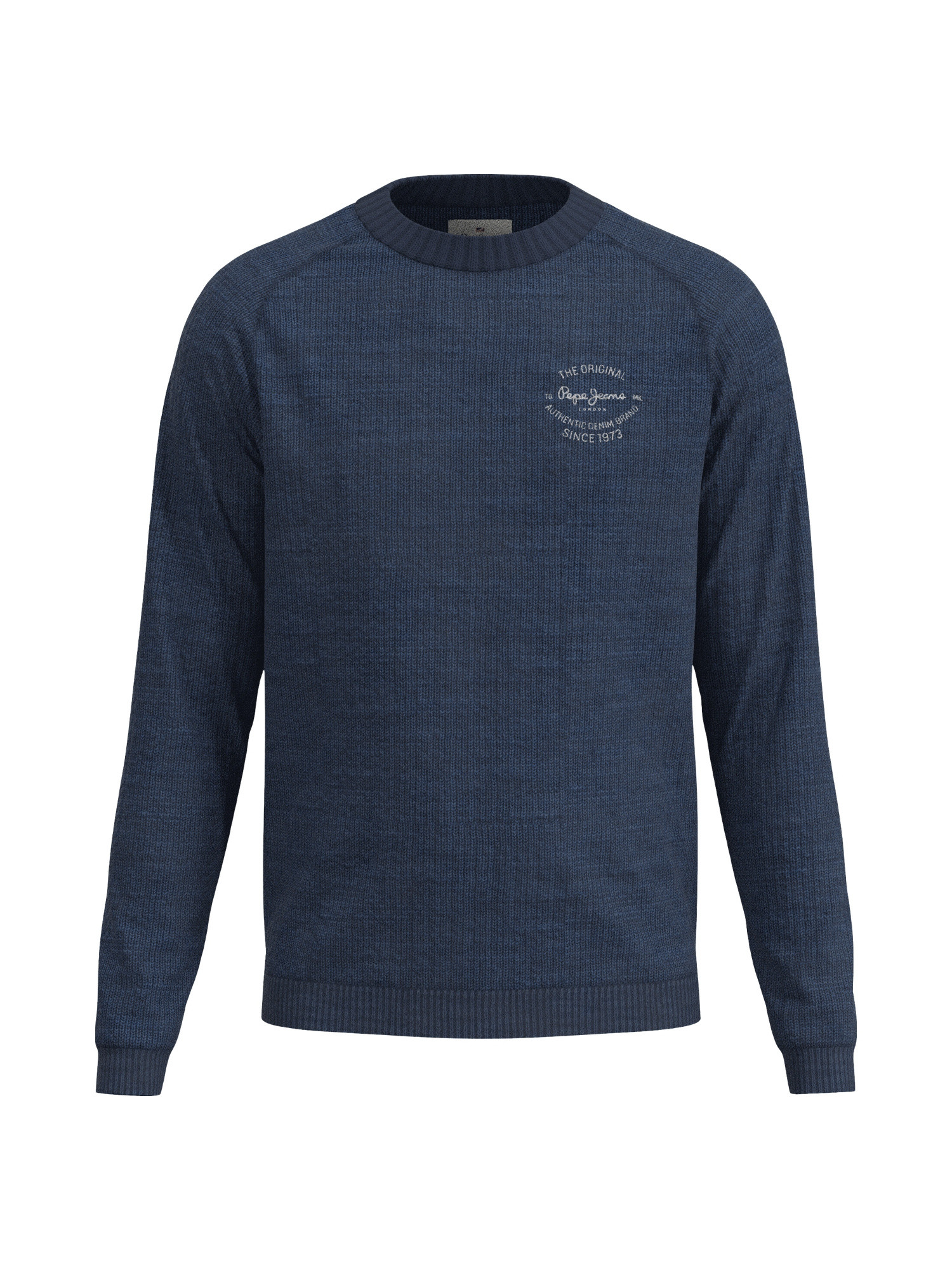 Pepe Jeans - Logo pullover in cotton, Dark Blue, large image number 0