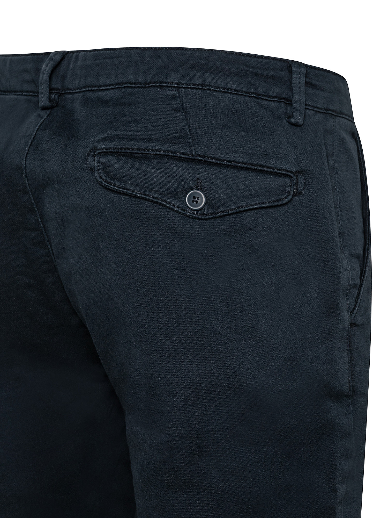 Pantalone chinos regular in felpa, Blu, large image number 2