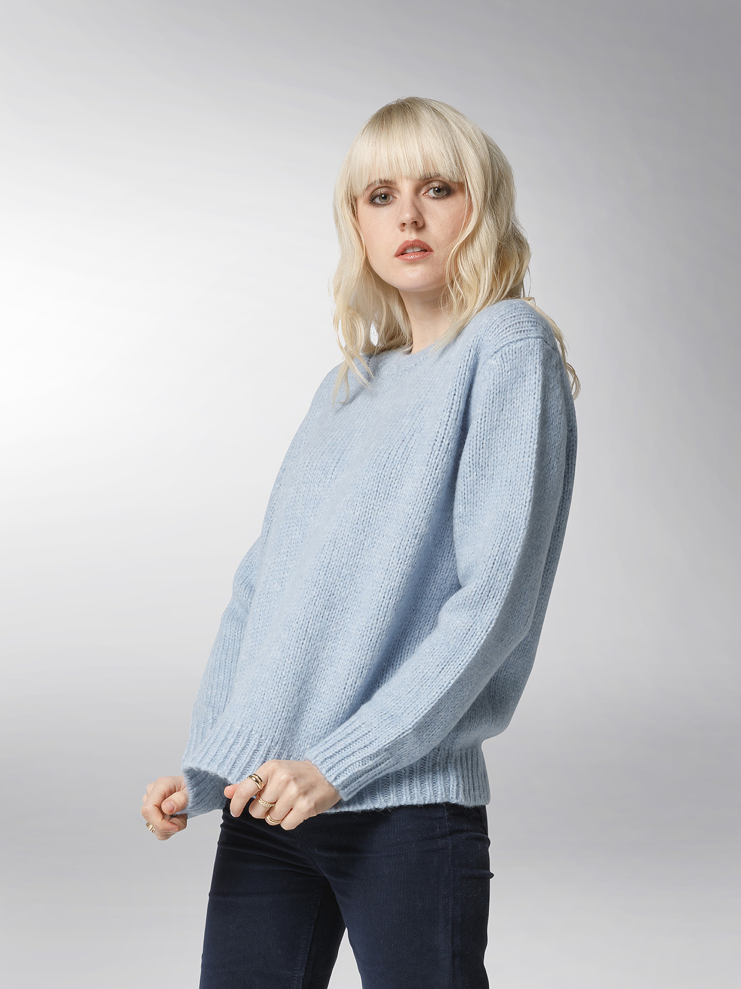 K Collection - Crewneck sweater, Light Blue, large image number 4