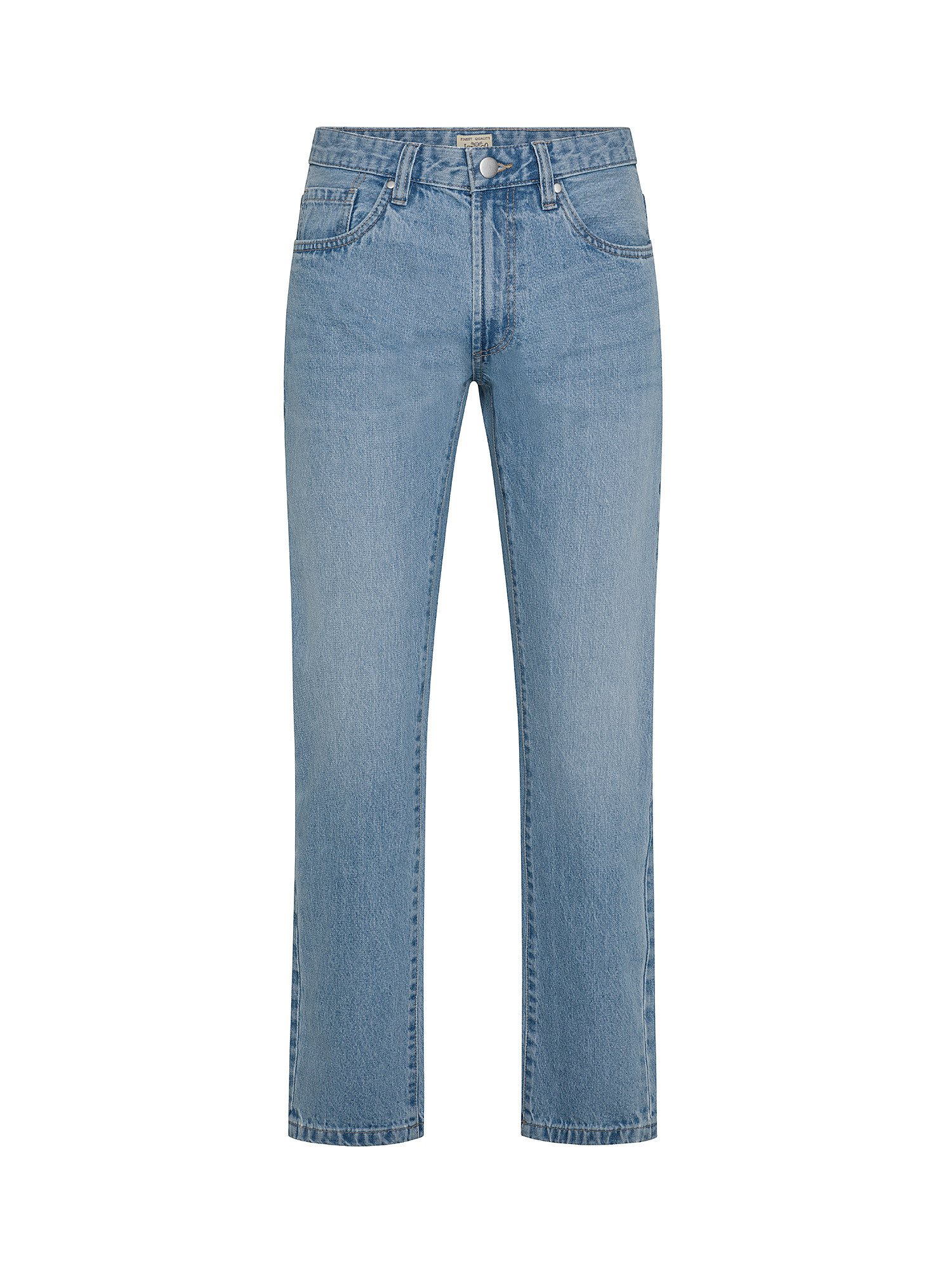 JCT - Five pocket jeans in pure cotton, Denim, large image number 0
