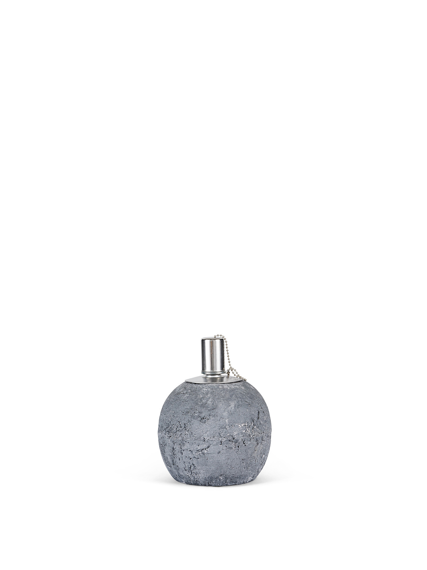 Concrete oil lamp, Grey, large image number 0