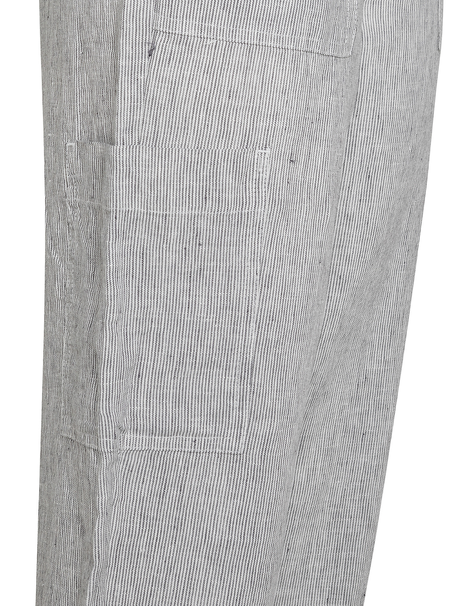 Pantalone jogger a righe, Grigio, large image number 2