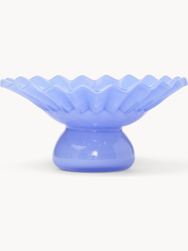 Vaso in vetro colorato in pasta fatto a mano