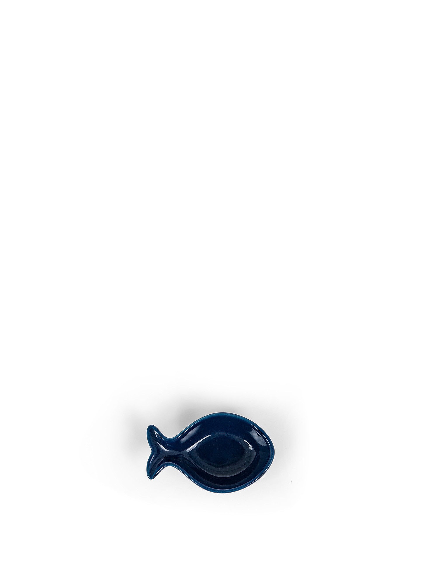 Stoneware fish bowl, Blue, large image number 0