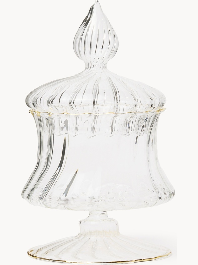Portadolci in vetro borosilicato