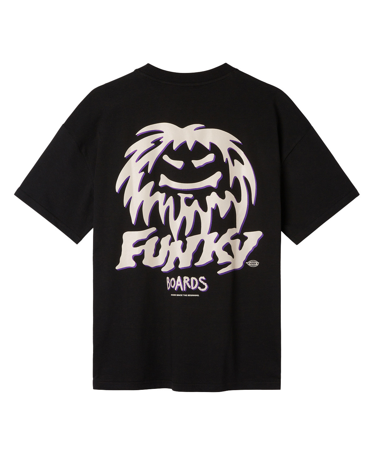 Funky - Crewneck T-shirt with oldschool print, Black, large image number 1