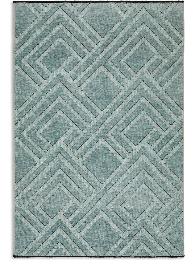 Geometric pattern carpet
