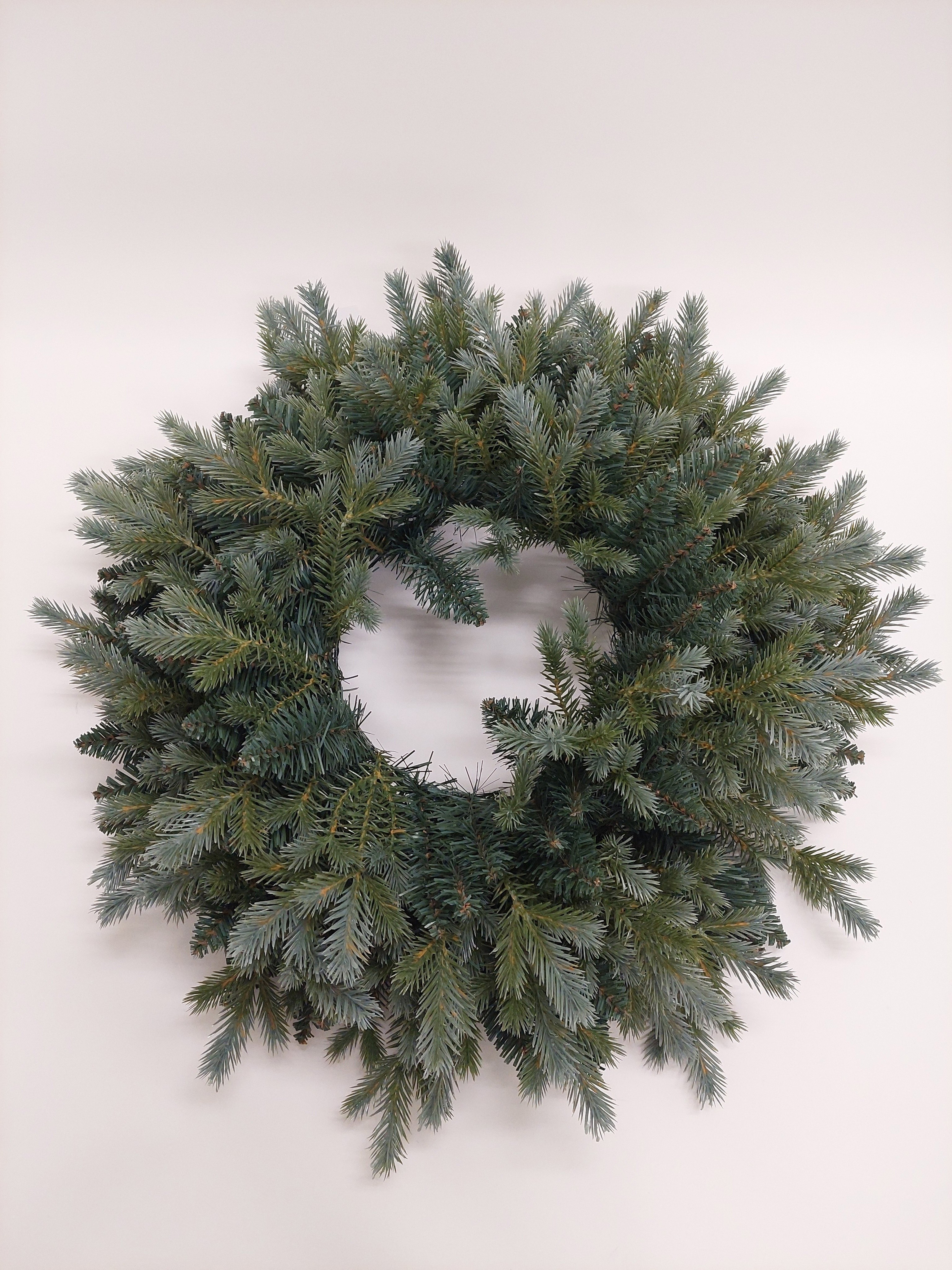 Green pine branch wreath, Green, large image number 0