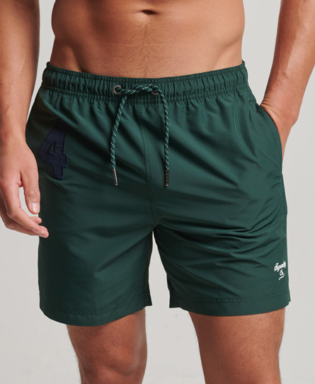 Superdry numbered boxer shorts, Dark Green, large image number 1
