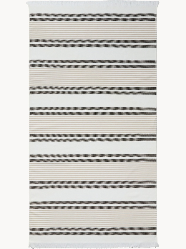 Hammam Beach Towel with Fringes - Introductory Price