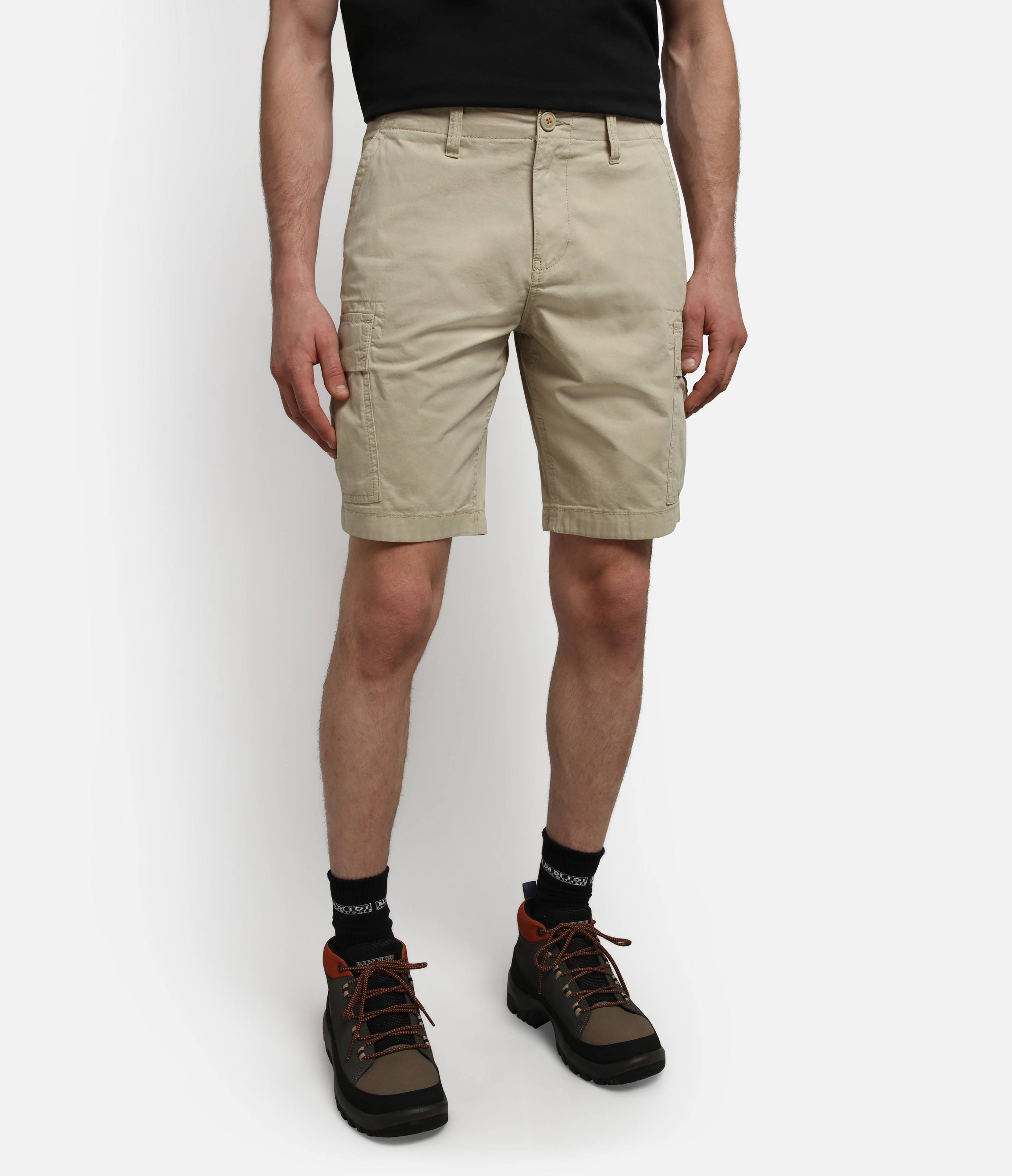 Pantaloni Bermuda Nus, Beige, large image number 3
