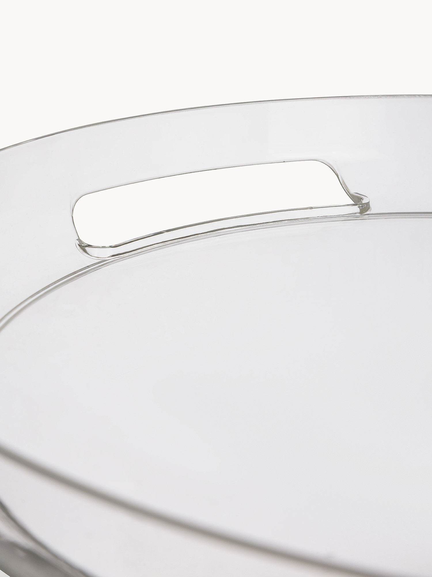 Transparent plastic tray, Transparent, large image number 1