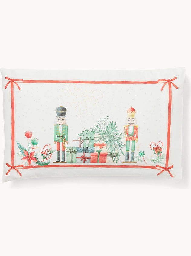 Set of 2 cotton pillowcases with Christmas print by Tessiture Randi
