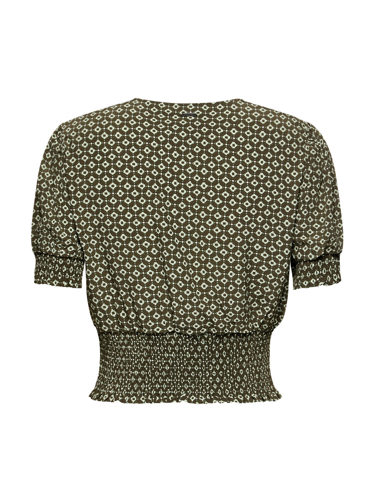 Pepe Jeans - Blouse with geometric print, Olive Green, large image number 1