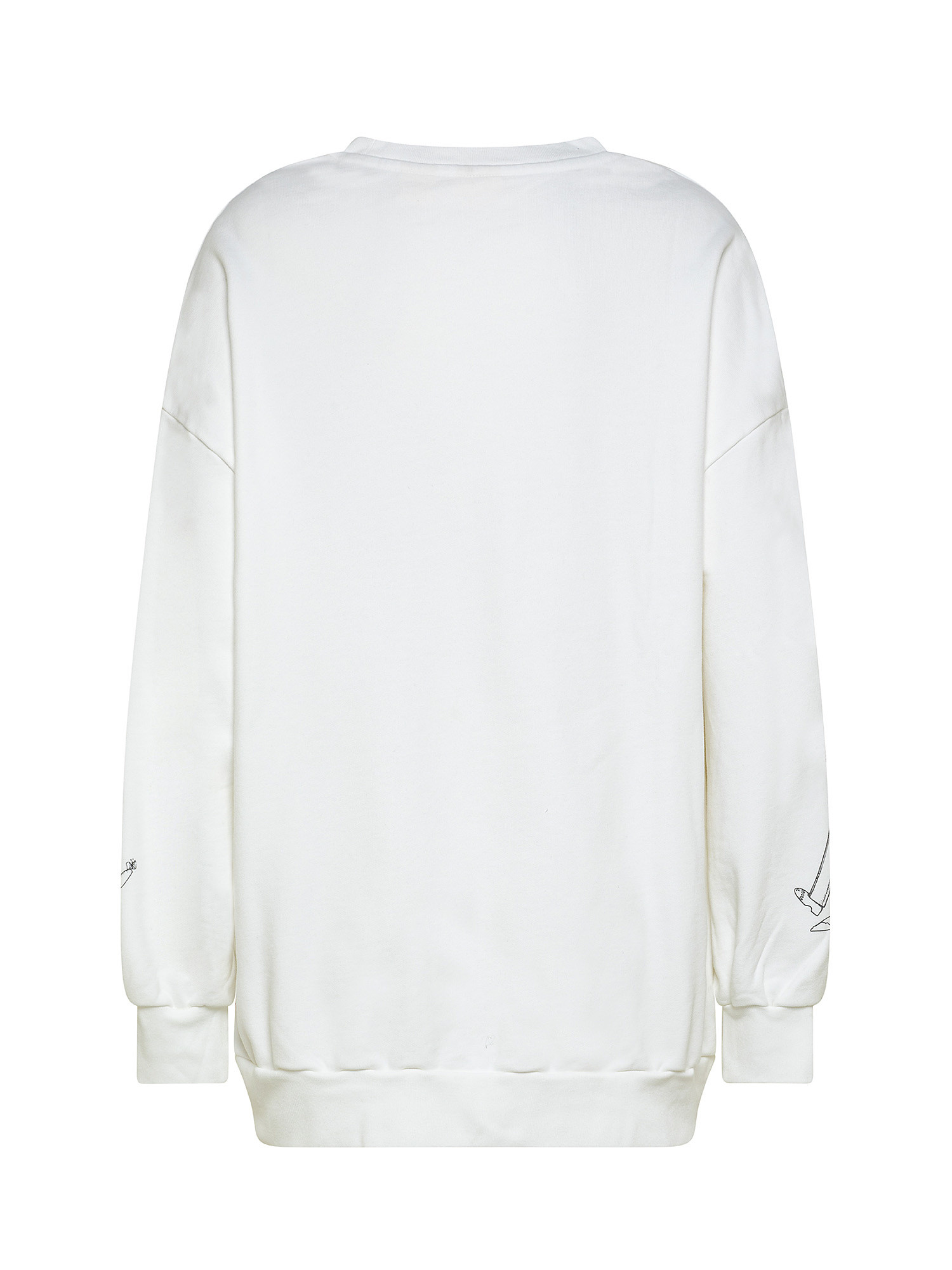 Prism printed crewneck sweatshirt, White, large image number 1